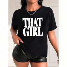 Recomiendo encarecidamente la camiseta gráfica de algodón para mujer - Camiseta casual de manga corta con cuello redondo y estampado geométrico llamativo, transpirable y suave, de color blanco, ideal para atuendos casuales de primavera/verano, camiseta de verano, material semitransparente, fácil de combinar. - Negro - Ver 8
