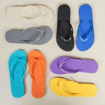2026 New Arrival All-Match Flip Flops, Portable Non-Slip Toe-Post Summer Slippers For Travel, Household, Couple Style For Men And Women
