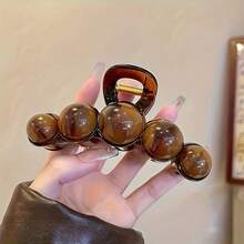 1 pieza Pinza de pelo de tiburón de perla falsa de lujo, clip de pelo de agarre fuerte antideslizante, diseño elegante vintage para ir al trabajo, fiesta, graduación, accesorios para el cabello, accesorios para el cabello para mujeres, artículos para el cabello, verano, playa - Rascarse - Ver 15