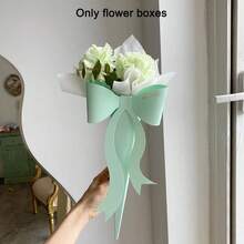 5pcs/Set Single Flower Box, Bouquet Handbag, Floral Art Box, Fairy Wand, Rose Bouquet Packaging Box With Bow - Gift Box - View 17