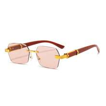 Retro Light Luxury Gold Frame, Business Commuting Available In Multiple Colors, Unisex Fashion Glasses - Multicolor N170 - View 7