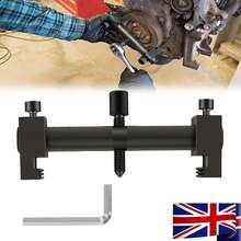 Threaded Pulley Puller Removal Tool, Used To Remove Ribbed Drivepulleys Without Damaging The Pulley,Suitable For 40-165mm Diameter Pulleys For Use With A 17 Mm Wrench Or3/8 Inch Square Drive Tool - Material de acero al cromo vanadio negro - Ver 6