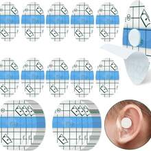 60/120/180 Pcs Disposable Baby Ear Cover For Shower Plug Waterproof Protector Newborn Sticker Cotton Ball Baby Shower Cap Ear Protection For Kid Showering Surfing Snorkeling Other Water Sport - Two-6 - View 8