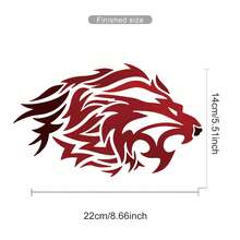 Roaring Lion Head Vinyl Decal, Waterproof Removable Animal Car Sticker For Auto Body, Motorcycle, Truck, SUV, ATV, RV, Laptop, Helmet, Scratch Cover, DIY Exterior Decor - Lion Car Sticker - View 8