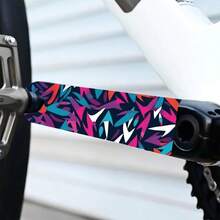 Bộ 1 miếng dán tay quay xe đạp họa tiết trừu tượng rằn ri, chống nước và tia UV, làm từ vinyl, phù hợp cho xe đạp đường trường và xe đạp leo núi. Thiết kế nghệ thuật đường phố sống động dành cho tay quay, càng sau và khung xe. - Graffiti trừu tượng - Xem 5