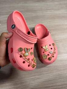 Children's Clog Shoes With Buttons, Comfortable, Soft, Crocoba - Psalm - View 3