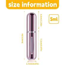 Perfume Travel Refillable, 6Pcs 5ml Perfume Bottle, Portable Perfume Bottles Refillable Women Men Small Bottle, Travel And Outgoing - Default - View 2