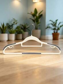 10pcs Non-Slip Hangers, 50pcs Plastic Hangers, Space Saving, Super Non-Slip, 11lbs Load Capacity - Multicolor - View 13