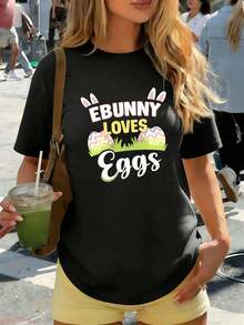 Women T-Shirts - Black - View 1
