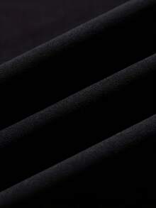 Camiseta de manga corta con estampado de estrellas y lunas, cuello redondo para mujer, ropa casual de moda para mujer, camiseta de algodón cómoda, versátil y casual. - Negro - Ver 5