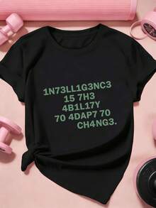 Women T-Shirts - Black - View 2