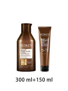 Redken [Bundle] All Soft Mega Curls Conditioner 300 Ml + Hydramelt Leave-In Moisturising Hair Lotion 150 Ml - All Soft Mega Curls - View 2