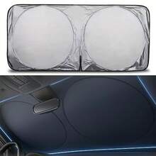 Foldable Windshield Sun Shade, Front Window Sunshade, Blocks UV Rays To Keep Your Car Cool, Universal Thick Sunscreen Board For Car Interior Shading And Cooling - A - View 15