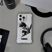 Funda para teléfono: Carcasa trasera suave y transparente anticaídas de chico de fútbol de anime de sangre caliente, compatible con 17 17e 16e 16 15 14 13 12 11 Pro X XR XSMAX 8 Plus - transparente - Ver 2