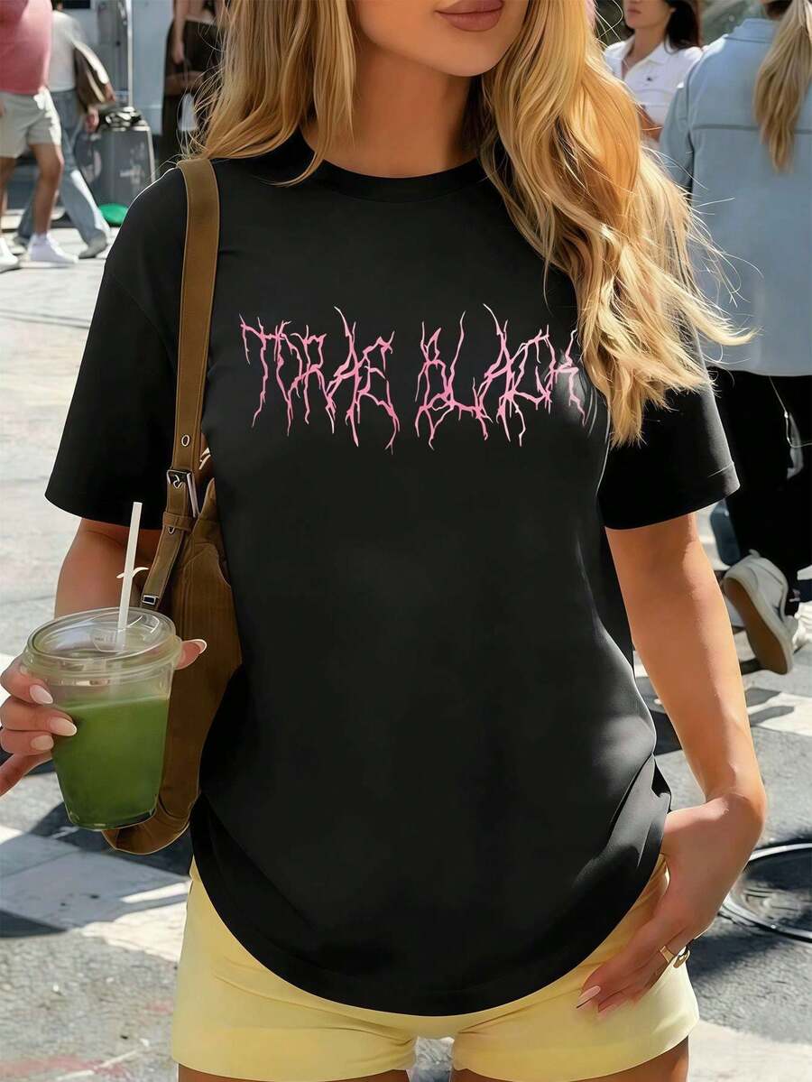 Women T-Shirts - Black - View 1