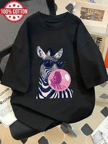 Women T-Shirts - Black - View 6
