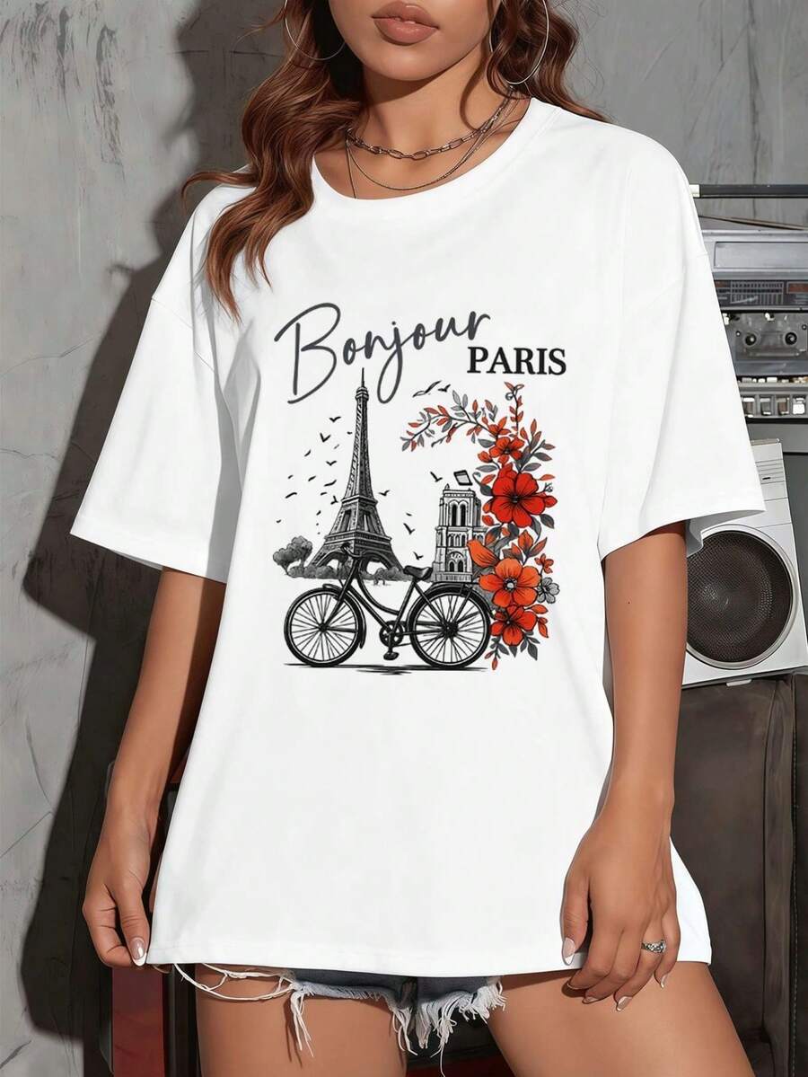 Women T-Shirts - White - View 1