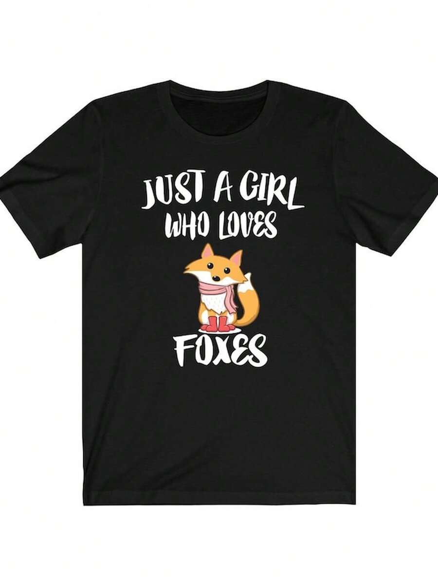 Just A Gir1l1l Who Loves Foxes S1Hirt, Fox Lover S1Hirt, Fox Lover Gift, Fox S1Hirt, Fox T1EE, Animal Adult T1S1Hirt.