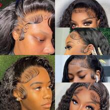 Fake Edges Human Hair Lace Baby Hair Edges Hair Strips HD Swiss Lace Hairline Human Hair Strips Lace Edges For (2Pcs, Natural Color) - ColorA - View 4