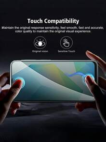 3 piezas Película protectora de vidrio templado de 9H de dureza, a prueba de explosiones, resistente a los arañazos y anti espionaje, compatible con Samsung Galaxy S26 Ultra S25 S24 S23 FE S22 A57 A56 A55 A36 A37 A35 A34 A33 A32 A17 A07 A06 A16 A26 4G 5G. Protección de privacidad para oficina y transporte público. Libre de burbujas, adsorción automática, fácil de instalar. [Versión internacional, no versión local] No es compatible con el reconocimiento de huellas dactilares - Negro - Ver 7