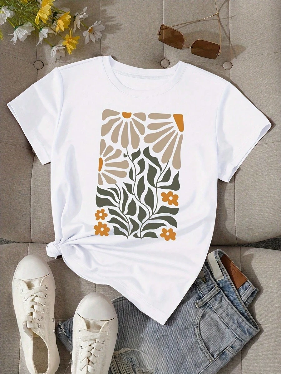 Women T-Shirts - White - View 1