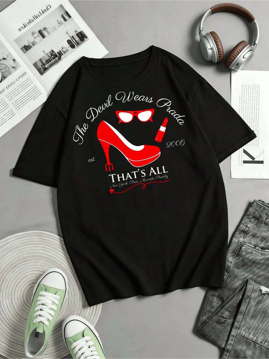 Women T-Shirts - Black - View 1