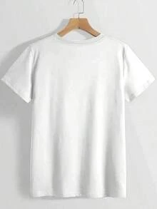 Camiseta Casual para Mujer con Versículo Bíblico del Salmo 23 - Suave y Transpirable, 100% Algodón, Cuello Redondo, Manga Corta, Adecuada para Iglesia, Atuendos Casuales y Expresión Personal - Lavable a Máquina, Letras Blancas y Verdes - Regalo Ideal para Creyentes - Diseño Geométrico Artístico, Corte Holgado para Primavera y Verano, Moderna y Cómoda para Uso Diario 100% Algodón, Duradera - Blanco - Ver 2