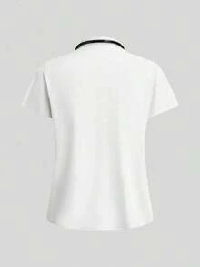 Conjunto de uniforme azul marino para mujer, hecho de tela de alta calidad y transpirable, adecuado para deportes, enfermería y trabajo, con bolsillos, perneras acampanadas, conjunto de uniforme de moda, adecuado para clínicas dentales, conjunto de unifor - Blanco - Ver 6