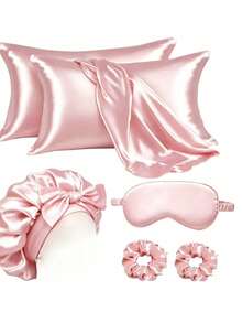 3pcs Women's Soft Heatless Curling Rods - Large Sleeping Cap Set - View 8