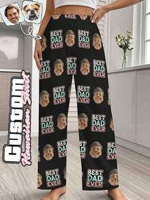 Personalized His & Hers Pajamas With Custom Pet Face Print - The Perfect Gift For Christmas, Thanksgiving, Halloween, Anniversary & Valentine's Day - Multicolor - View 1