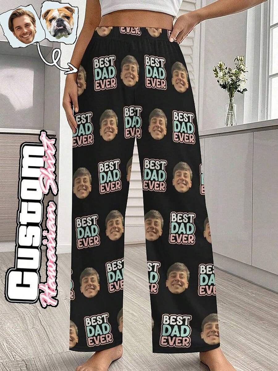 Personalized His & Hers Pajamas With Custom Pet Face Print - The Perfect Gift For Christmas, Thanksgiving, Halloween, Anniversary & Valentine's Day - Multicolor - View 1