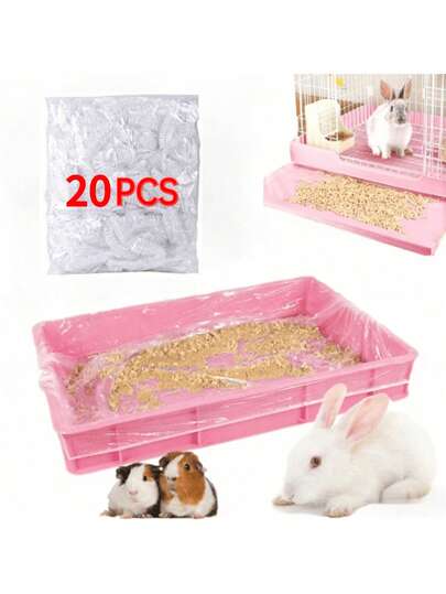 40 tấm lót lồng chim - Túi đựng phân dùng một lần bằng màng PE, thích hợp cho vẹt, bồ câu, thỏ - Tấm lót khay dễ vệ sinh, dày dặn, chống rò rỉ, dùng cho lồng thú cưng và lồng nuôi, tấm che chất thải vệ sinh.