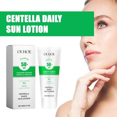 Protector solar de verano FPS 50, loción protectora de 100ml, doble protección solar y preservación del color, barrera hidratante para piel con tatuajes, resistente al agua para exteriores y esquí
