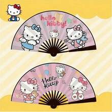SANRIO 三丽鸥动漫折扇，可爱，酷洛米、美乐蒂、布丁狗卡通手扇，夏季必备，收藏品，完美礼物 - A - 查看 13
