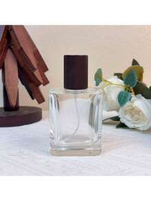 1 pieza, Botella dispensadora de cristal con tapa de grano de madera de alta gama de 5ml/10ml/20ml/30ml/50ml, adecuada para descarga de perfume, dispensación de muestras, viajes y equipaje de mano - Multicolor - Ver 28
