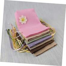 Gatuida 24piezas Bolsas De Cordón Sachets Decorativos De Lino Para Lavanda Especias y Hierbas Mezcla De - como se muestra x 2 piezas - Ver 4