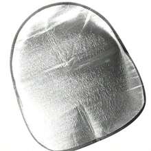 1/2pcs Universal Car Sun Visor, Silvery Coated Cloth Steering Wheel Cover, Front Window Sun Protection And Heat Insulation, Steering Wheel Sunshade Suitable For All SUVs, Trucks And Cars - A - View 10