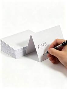 10/30/50Pcs 6x8 Inch White Blank Folded Cards, Bulk DIY Greeting Cards For Card Making Scrapbooking, Thank You Cards Invitations For All Occasions Party Supplies - Folding Cards - View 4