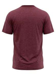 EA7 Men's Polo Shirt Red - Burgundy - View 5