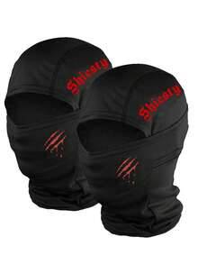 1pc Or 2pcs/Set Unisex Printed Balaclava Hat, Versatile Cycling Headwear, Face Mask For Outdoor Riding - Multicolor - View 15