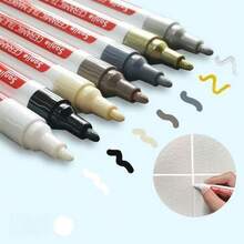 Waterproof Quick-Drying Tile Grout Pen, With Replacement Tips, Wall Grout Pen, Mold-Proof Decorative Tile Grout Pen, Suitable For Tiles, Floors, Bathrooms And Other Occasions, Tile Repair Tool, Home Decor Grout Pen, Tile Pen, Grout Pen, Cement Seam Decorative Pen, Home Decor Christmas New Year Holiday Decorative Pen, Mural Painting Decorative Pen - Tile Grout Pen - View 6