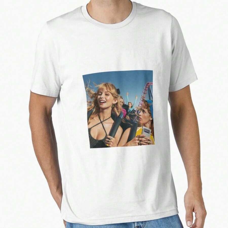 Angèle - Nonante-Cinq (Cover) Essential T-ShirtShirt For Women Camiseta 100% Algodón Unisex - Playera Casual Premium de Corte Cómodo - Blanco - Ver 1