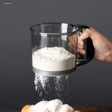 Ayakan Tepung Stainless Steel Ultra Halus 250g, Ayakan Tepung Genggam Semi-Otomatis, Ayakan Tepung Kue Tekan Tangan, Ayakan Tepung Genggam, Alat Pembuat Kue - MultiWarna - View 5