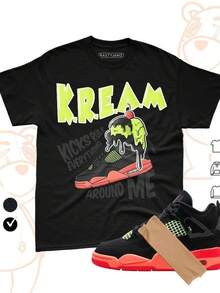 Streetwear Graphic Tee, Unisex Casual Tee, Sneaker Match Shirt camisetas para hombre playeras de hombre ropa hombre conjunto de hombre playera de hombre cosas de hombre vestido casuales para mujer conjuntos de mujer blusas elegantes camisetas para mujer vestido de mujer - Negro - Ver 6