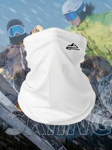 1/2pcs Unisex Solid Color Lightweight Sun Protection Face Mask, Breathable Headwear For Outdoor Activities Like Hiking, Climbing - F - View 4