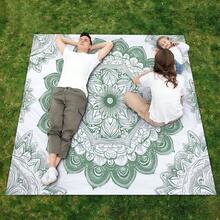 1pc Bohemian Mandala Patterned Beach Mat, Extra-Large Beach Mat, Lightweight And Durable. Ideal For Travel, Camping, And Picnics. Extra-Large Size For Adults. Highly Suitable For Beaches And Outdoor Adventures - A - View 6