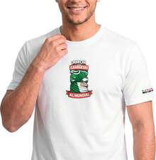 Yellow Mellow Playera Mundial 2026 México Futbol Unisex Amor a la Camiseta Afición Mexicana Jersey Fan Soccer Copa del Mundo 2026 Camiseta Algodón Hombre Mujershort-sleeve T-shirt / short-sleeve tee - Blanco - Ver 4