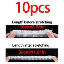 500pcs Stretchable Transparent Plastic Food Wrap, Leak-Proof Dust-Proof Plastic Packaging Film, Reusable Bowl Covers, Suitable For Household Food Storage (Also Available In 300/200/100/10pcs Sets) - View 10