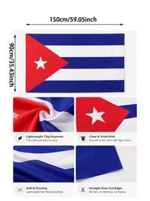 1pc Customized National Flag 90 X 150 Cm - Single-Sided Printed Flag, Lightweight Polyester Material With Brass Grommets, Suitable For Outdoor And Indoor Decoration For Parties, Independence Day, Cultural Events And Home Display - National Flag - View 7