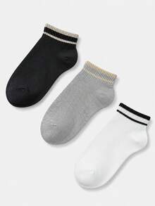 6 đôi tất cổ ngắn kẻ sọc kiểu retro unisex - Thiết kế thoáng khí, co giãn cao, thoải mái khi mang hàng ngày, phù hợp cho mua sắm, leo núi, thể thao và du lịch, vật dụng thiết yếu cho mọi mùa, món quà tuyệt vời cho Ngày của Cha, Ngày của Mẹ, Giáng sinh và bạn bè. - Nhiều màu - Xem 12